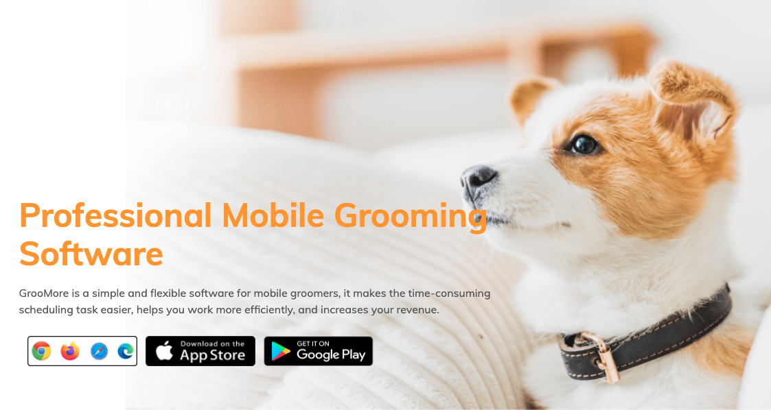 Professional Mobile Grooming Software GrooMore